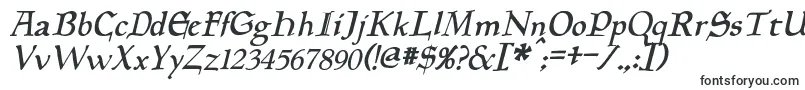 Czcionka PlanewalkerItalic – czcionki dla Adobe Indesign