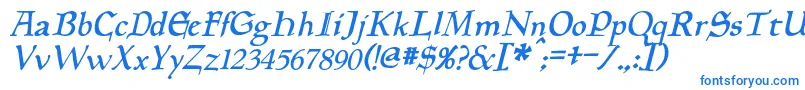 PlanewalkerItalic Font – Blue Fonts