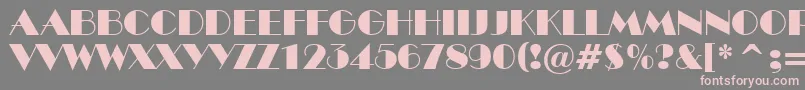 ABenttitul Font – Pink Fonts on Gray Background