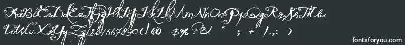 QuiltedButterfly Font – White Fonts