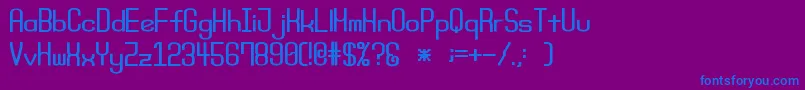 MondayBoldSrbフォントについての詳細 フォントMondayBoldSrb – 紫色の背景に青い文字