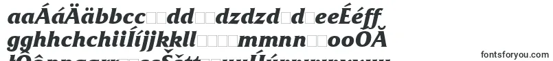 FrizquadrataettBolditalic-Schriftart – slowakische Schriften