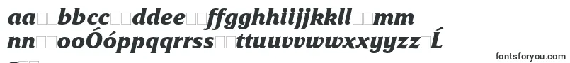 FrizquadrataettBolditalic-Schriftart – polnische Schriften