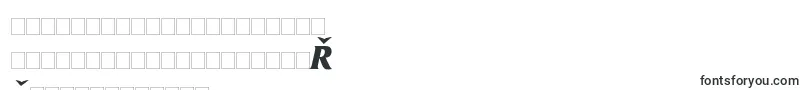 フォントFrizquadrataettBolditalic – シンディ文字