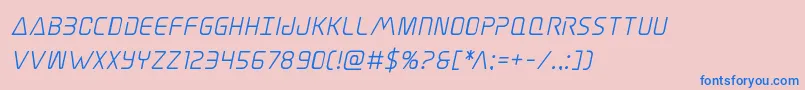 fuente Elitedangersemiboldital – Fuentes Azules Sobre Fondo Rosa