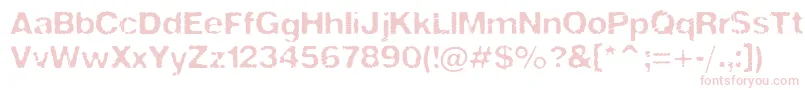 Sira Font – Pink Fonts on White Background