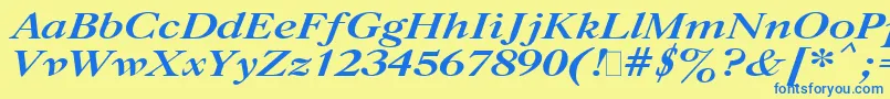 fuente CaslonBoldItalic.001.001 – Fuentes Azules Sobre Fondo Amarillo