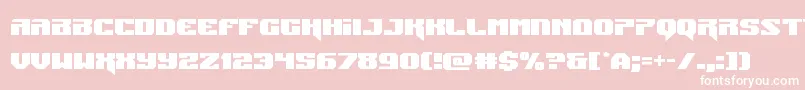 Jumpers Font – White Fonts on Pink Background