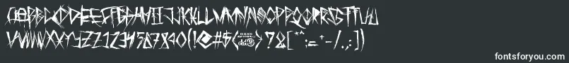 TribalThreat Font – White Fonts