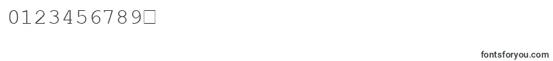MsLinedrawRegular-Schriftart – Schriften für Zahlen und Nummern