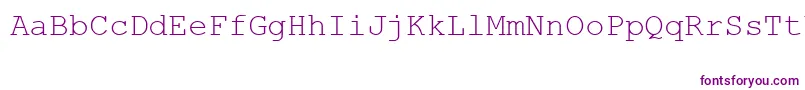 MsLinedrawRegular Font – Purple Fonts on White Background