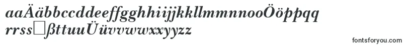Шрифт BassetBoldItalic – немецкие шрифты