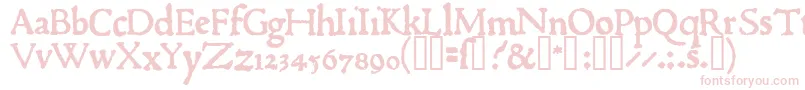 1470jenson-fontti – vaaleanpunaiset fontit valkoisella taustalla