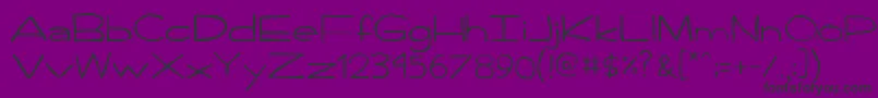 Handpen Font – Black Fonts on Purple Background