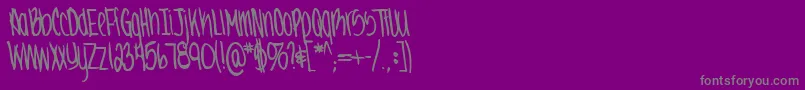 Подробнее о шрифте Jennabold Шрифт Jennabold – серые шрифты на фиолетовом фоне