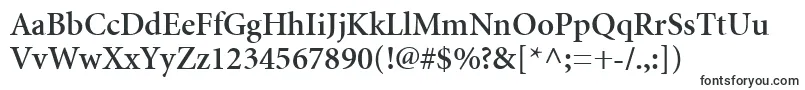 MinionCyrillicSemibold Font – Serif Fonts
