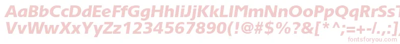 TornadoblackcItalic-Schriftart – Rosa Schriften auf weißem Hintergrund