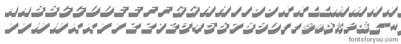 Шрифт BusserdbNormal – серые шрифты на белом фоне