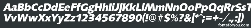 Шрифт SaxonyserialXboldItalic – белые шрифты