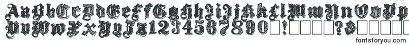 Шрифт Twenty12 – широкие шрифты