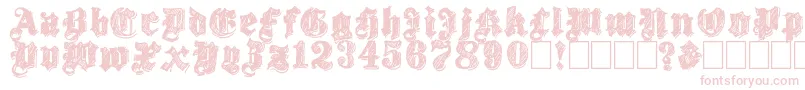 Twenty12 Font – Pink Fonts on White Background