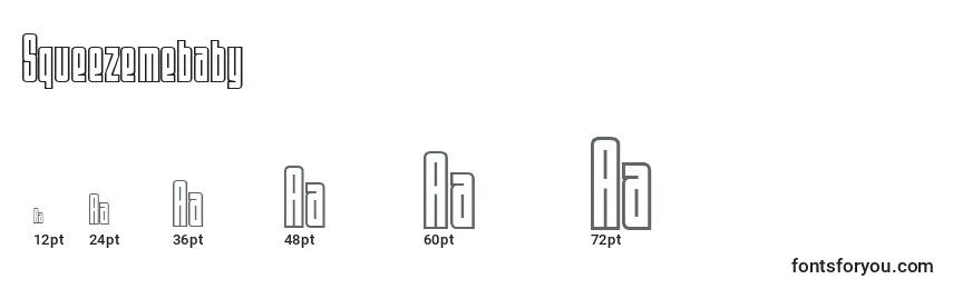 Squeezemebaby Font Sizes