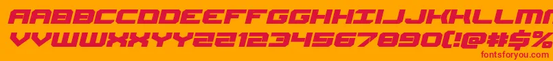 fuente Gearheadexpandital – Fuentes Rojas Sobre Fondo Naranja