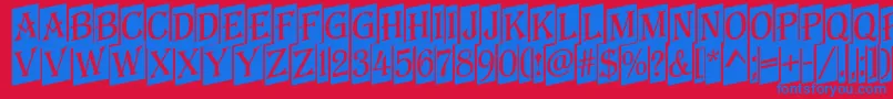 More about AAlgeriusnrcmup Font AAlgeriusnrcmup Font – Blue Fonts on Red Background