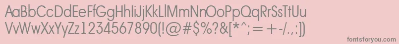 fuente AAvantebsnrLight – Fuentes Grises Sobre Fondo Rosa