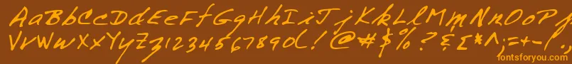 Más sobre la fuente TomasRegular fuente TomasRegular – Fuentes Naranjas Sobre Fondo Marrón