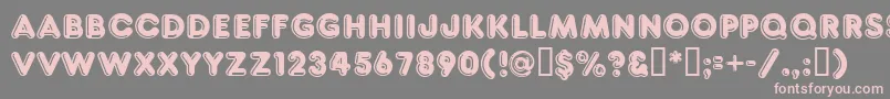 Ft80 Font – Pink Fonts on Gray Background