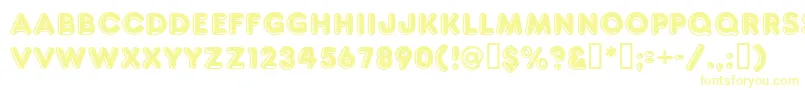 Шрифт Ft80 – жёлтые шрифты