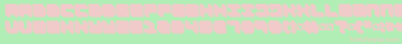 FdNecromancer Font – Pink Fonts on Green Background