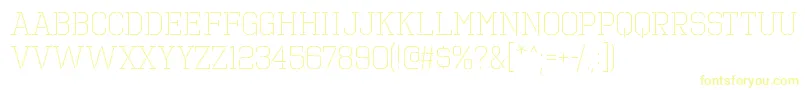 OctinprisonltRegular Font – Yellow Fonts