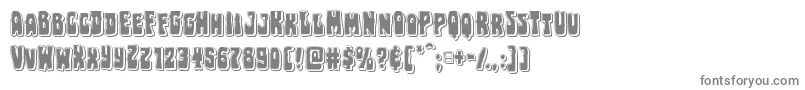 Pocketmonsterpunch-Schriftart – Graue Schriften