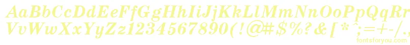 SchoolBoldItalic Font – Yellow Fonts