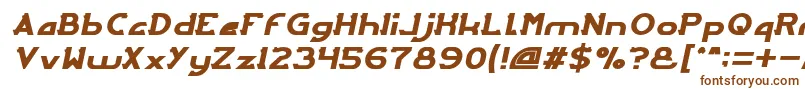 Шрифт ArcadeItalic – коричневые шрифты