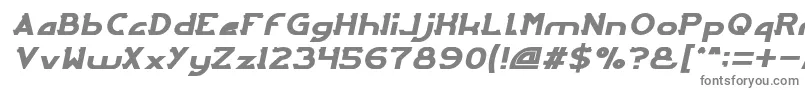 Шрифт ArcadeItalic – серые шрифты на белом фоне