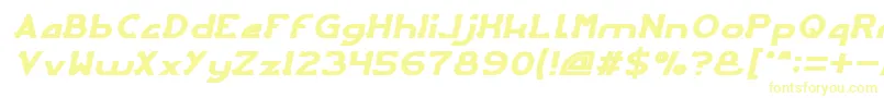 ArcadeItalic-fontti – keltaiset fontit