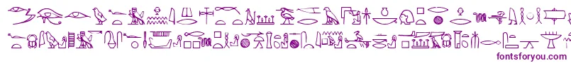 Lisätietoja Yiroglyphics-fontista Yiroglyphics-fontti – violetit fontit