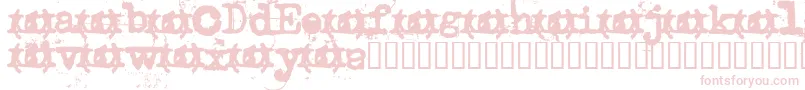 Uncletyp Font – Pink Fonts on White Background