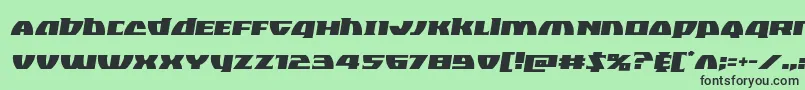 Blackbishopsemital Font – Black Fonts on Green Background