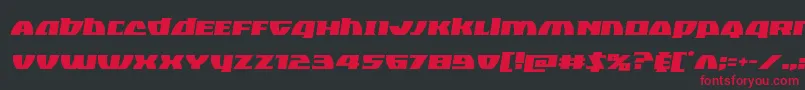 Blackbishopsemital Font – Red Fonts on Black Background