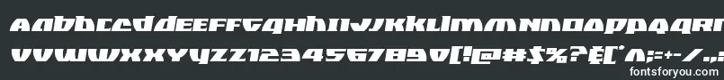 Blackbishopsemital Font – White Fonts on Black Background
