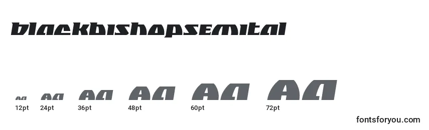 Blackbishopsemital Font Sizes