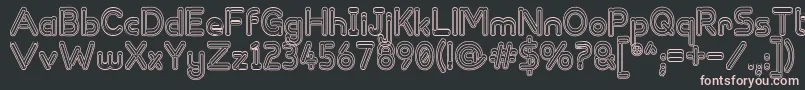 ZappedSticks Font – Pink Fonts on Black Background