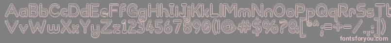 ZappedSticks Font – Pink Fonts on Gray Background