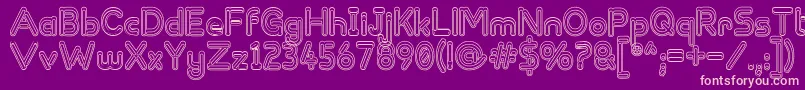 ZappedSticks Font – Pink Fonts on Purple Background