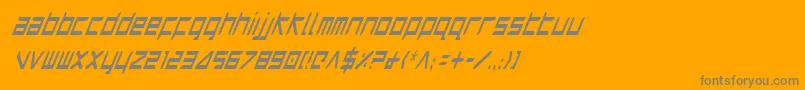 More about HarrierCondensedItalic Font HarrierCondensedItalic Font – Gray Fonts on Orange Background