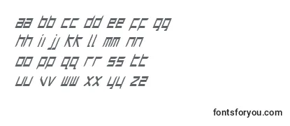 HarrierCondensedItalic-fontti